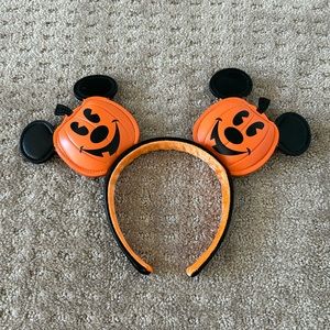 Disneyparks Disneyland Halloween Mickey Pumpkin Headband Ears
